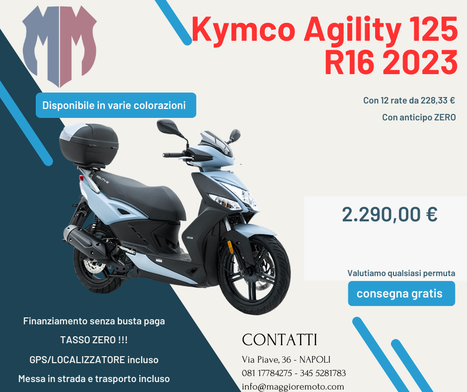 Kymco Agility 125 R16 2023 - Maggiore Moto