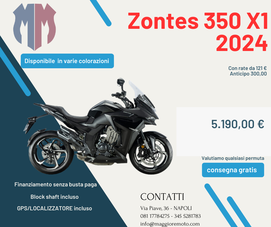 Zontes ZT 350 X1 2024 - Maggiore Moto