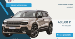 JEEP AVENGER 1.2 MHEV e-Hybrid Turbo Longitude Sport utility vehicle 5-door (Euro 6D)