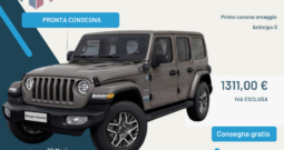 JEEP WRANGLER 2.0 PHEV 380CV Unlimited Sahara Auto 4WD Sport utility vehicle 5-door (Euro 6D)
